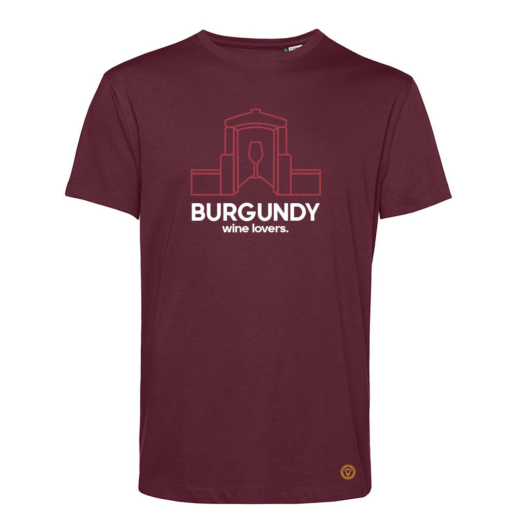 Men T-Shirt Burgundy Wine Lover