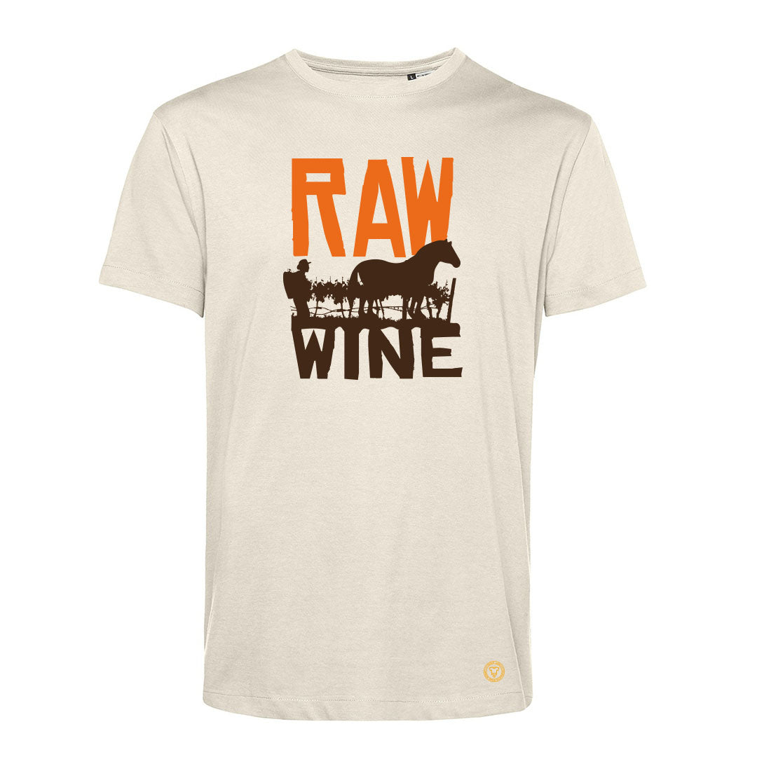 Men T-Shirt Raw Wine