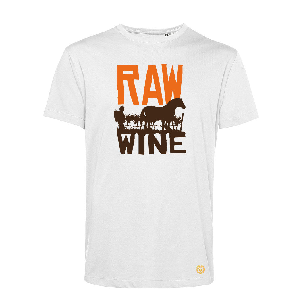 Men T-Shirt Raw Wine